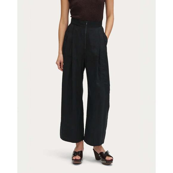 Rachel Comey Black Dini Pant High Waist Wide Leg Trousers Size 6 - Picture 4 of 13